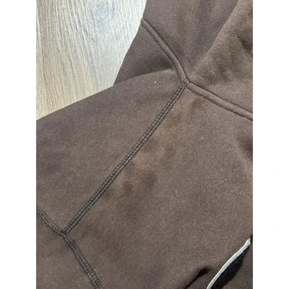Y2K Lost Enterprises Surfboard Brown Zip Up Hoodie Size M - Picture 12 of 13